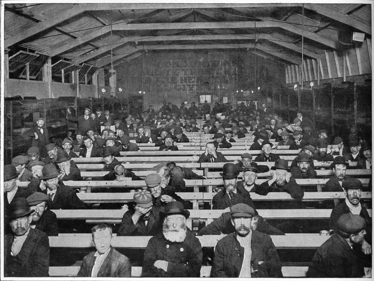 The Penny Sit-Up, útulek Armády spásy, Blackfriars, Londýn, c1900 1901 od Unbekannt
