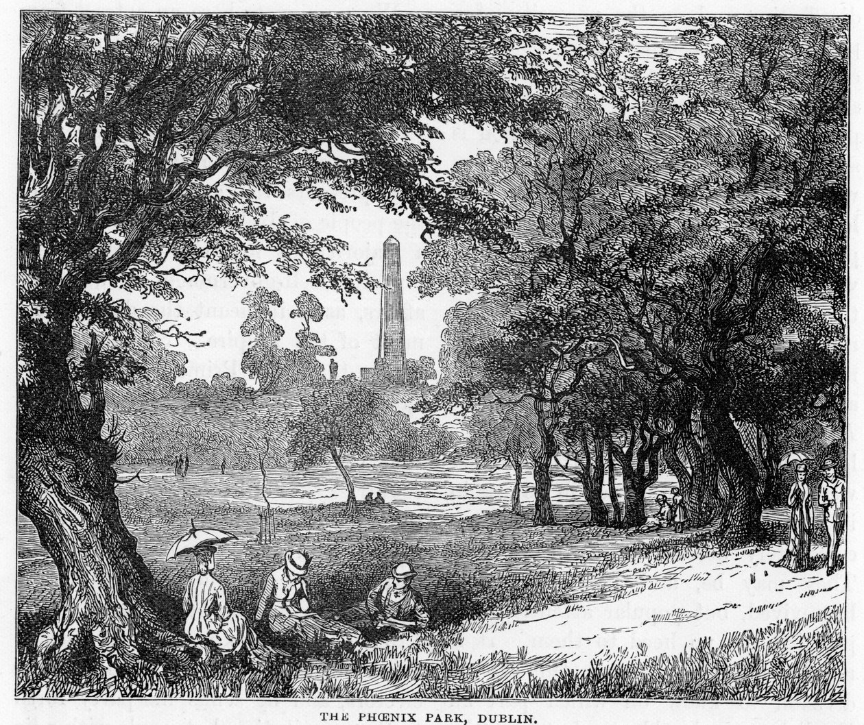 Phoenix Park, Dublin, 19. století od Unbekannt