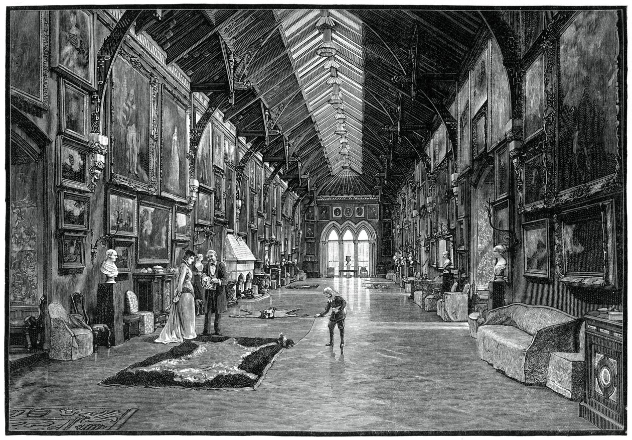 Obrazárna, hrad Kilkenny, c19. století od Unbekannt
