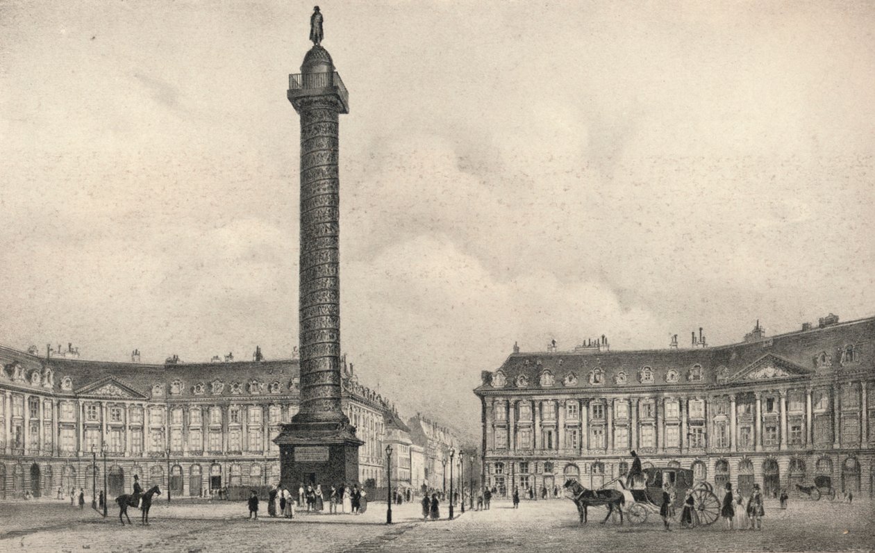 Sloup Place Vendome, 1915 od Unbekannt
