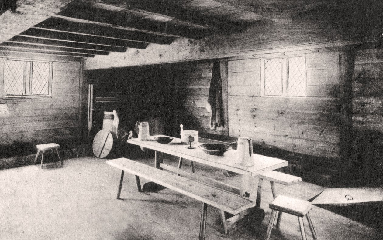 První obchodní stanice v koloniích Plymouth, Bourne, Massachusetts, USA, 1900 od Unbekannt