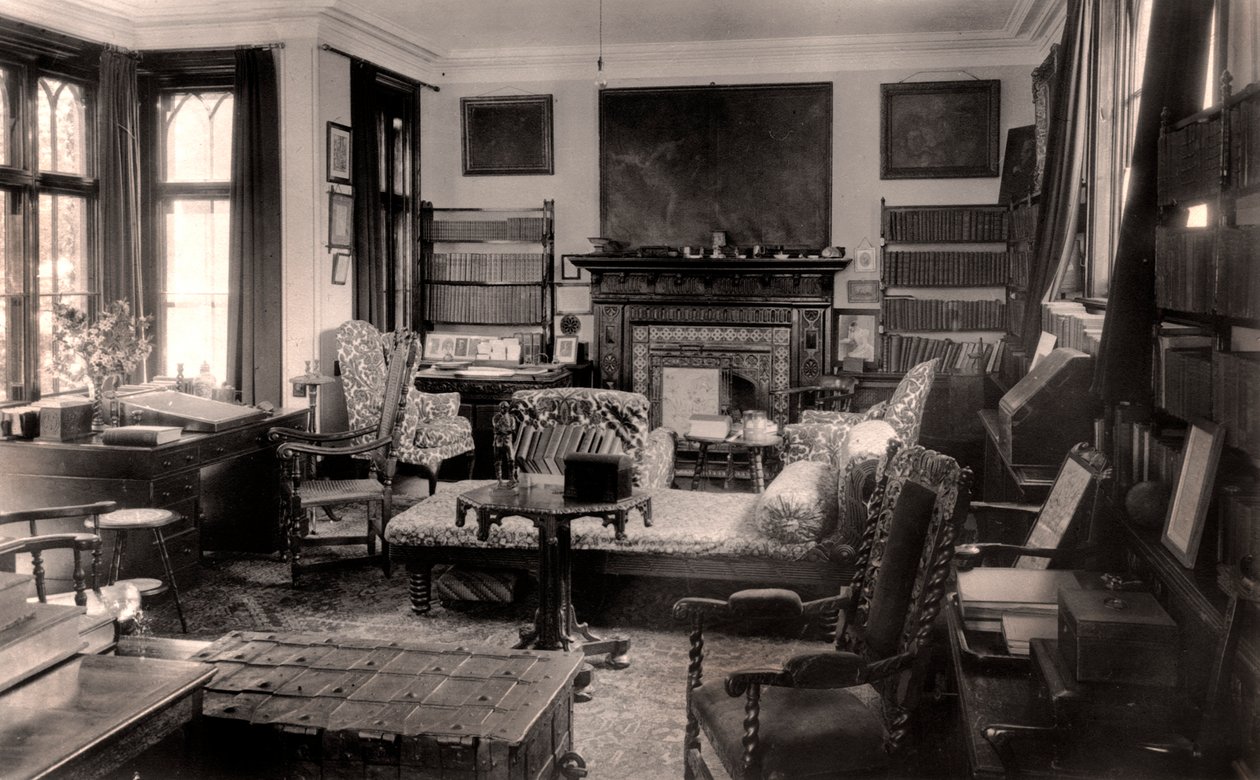 The Poets Study, Farringford House, 20. století od Unbekannt