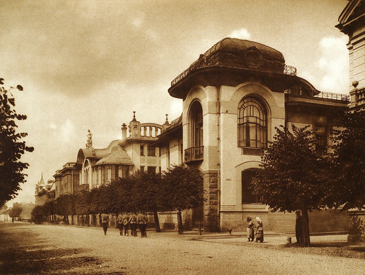 Ponizovského a Mindovského domy na Povarské ulici, Moskva, Rusko, 1900 od Unbekannt