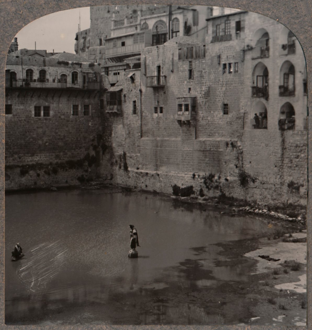 The Pool of Ezechiáš, Jeruzalém, c1900 od Unbekannt