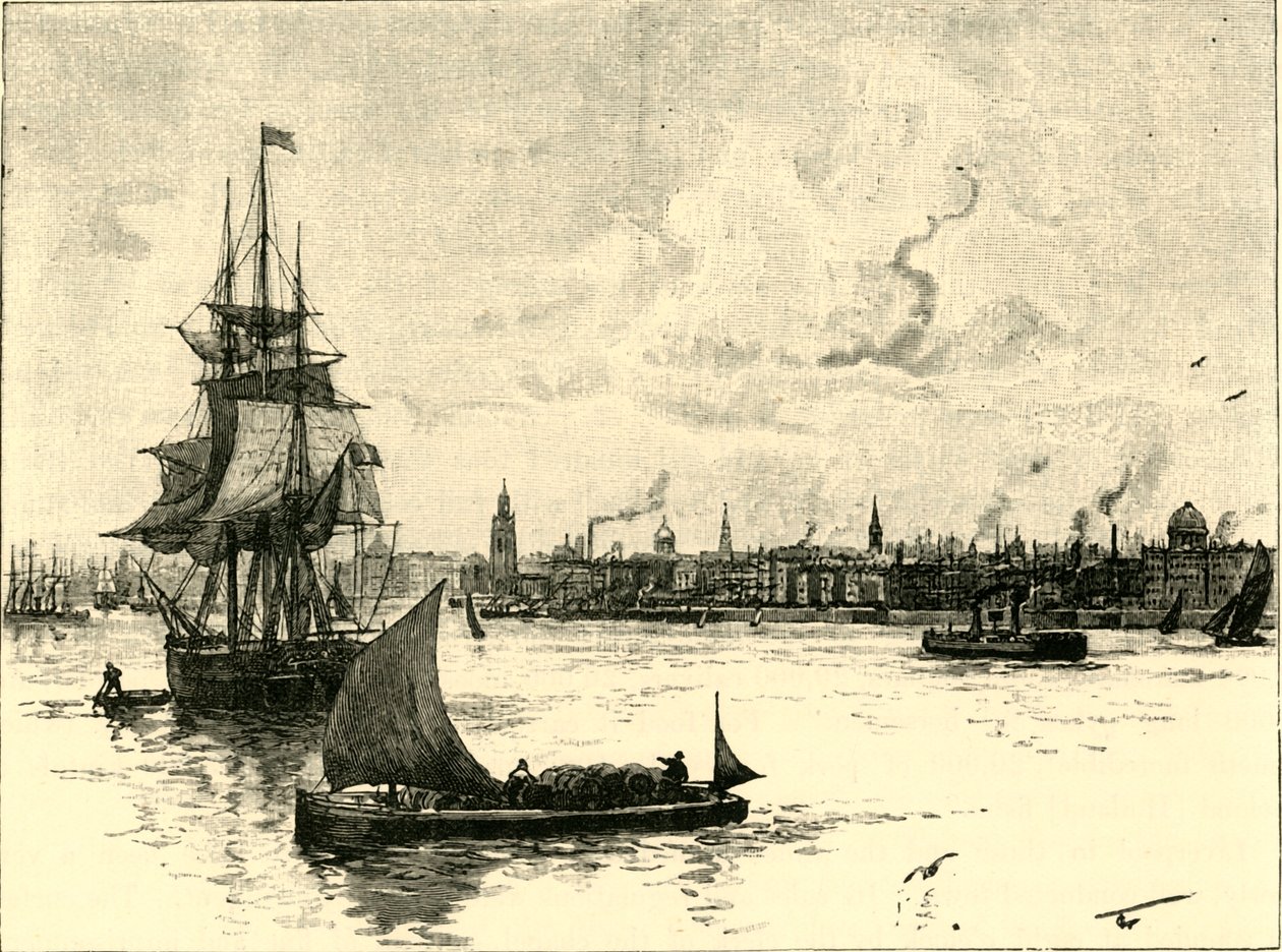 Přístav Liverpool, 1898. od Unbekannt