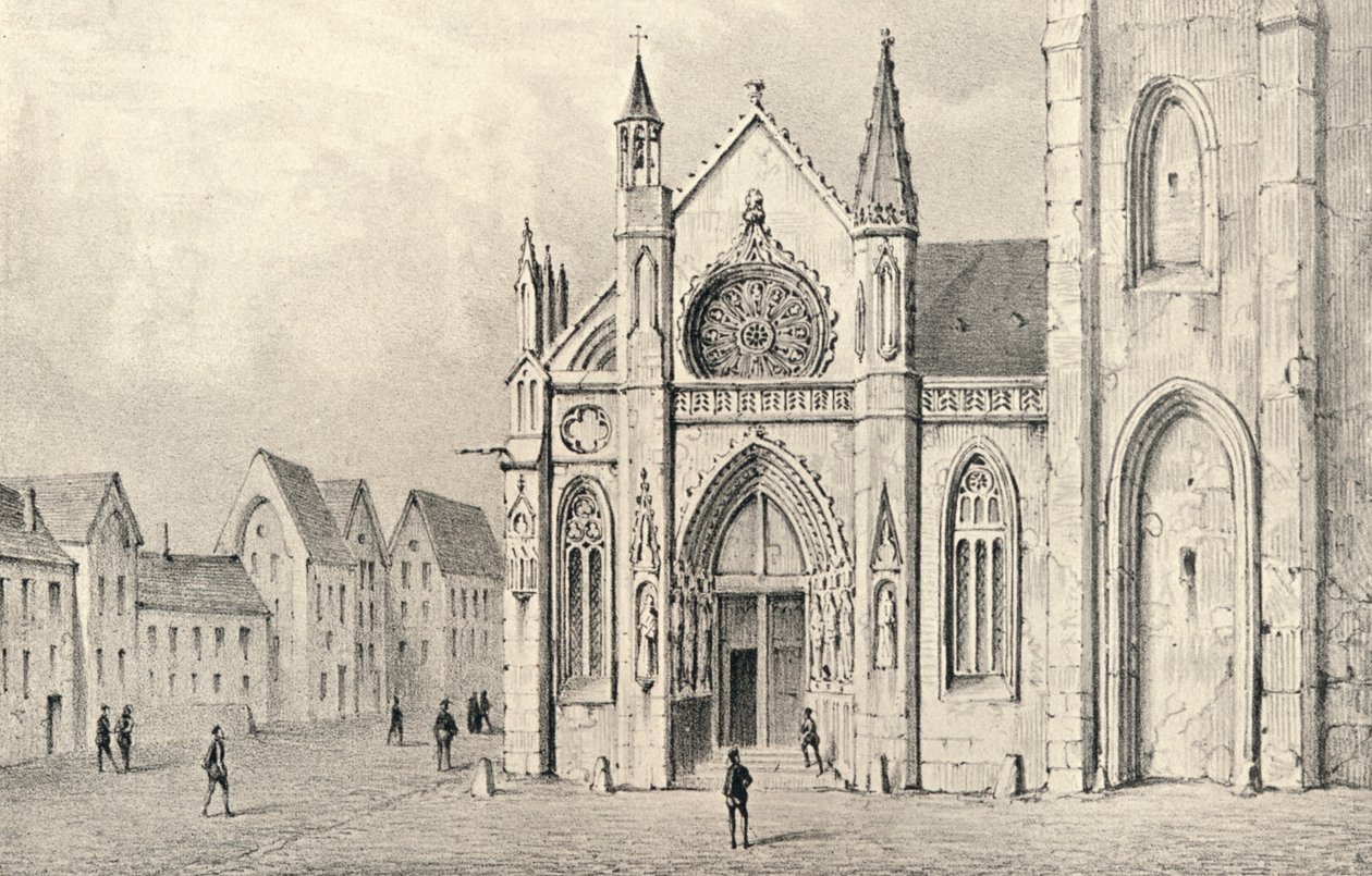 Portál kostela St Jacques la Boucherie, 1915 od Unbekannt