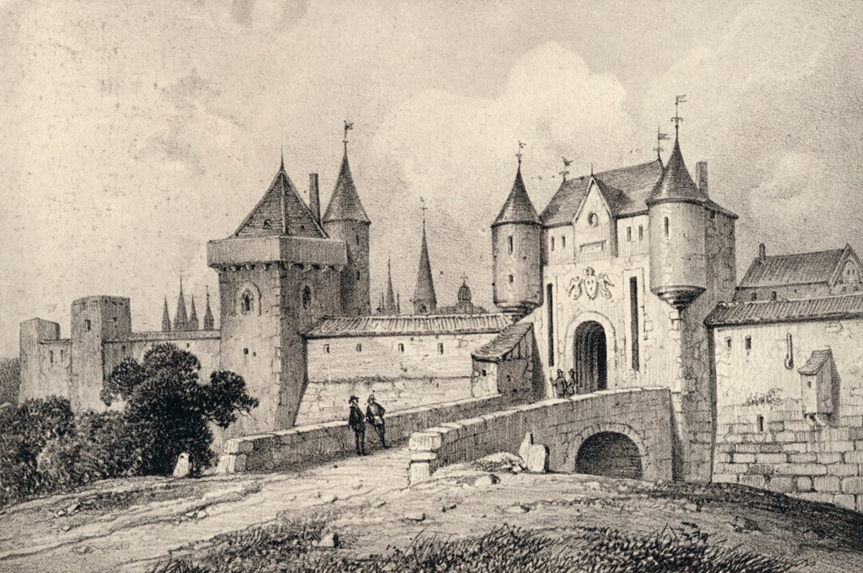 Porte St Honoré ve 13. století, 1915 od Unbekannt