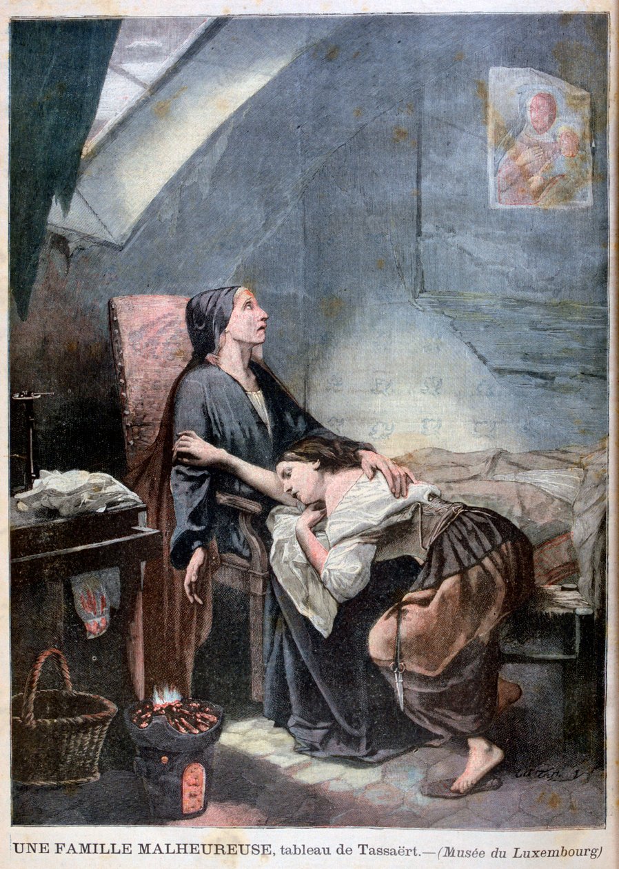 Chudobou zasažená rodina aneb sebevražda, 1849, 1897 od Unbekannt