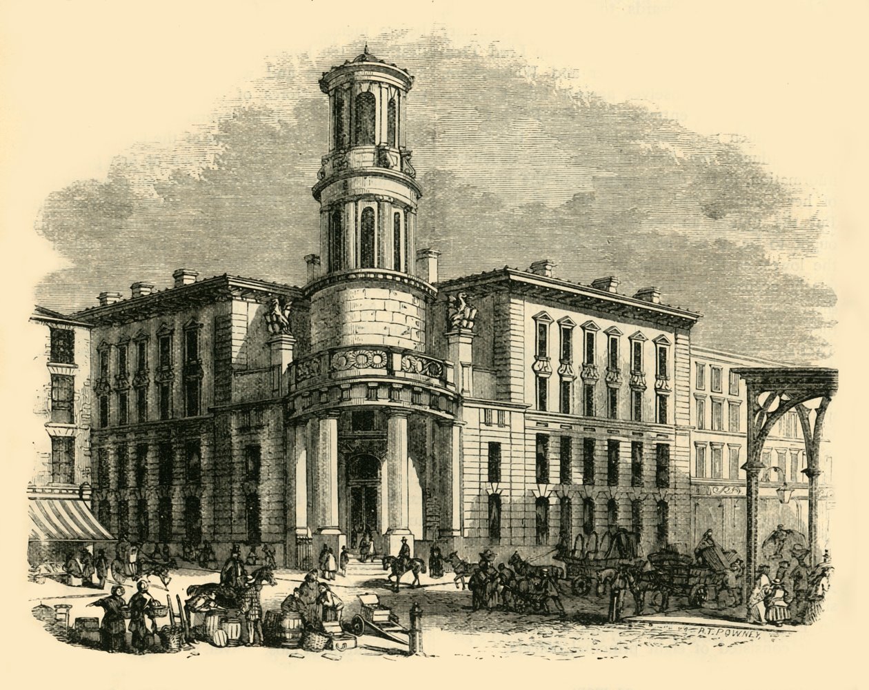 Současná uhelná burza, c1872. od Unbekannt