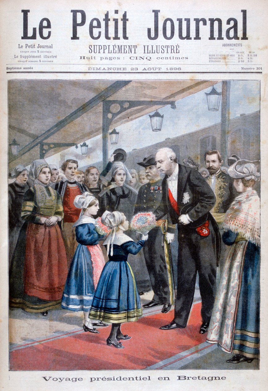 Prezident Francouzské republiky na návštěvě Bretaně, 1896 od Unbekannt