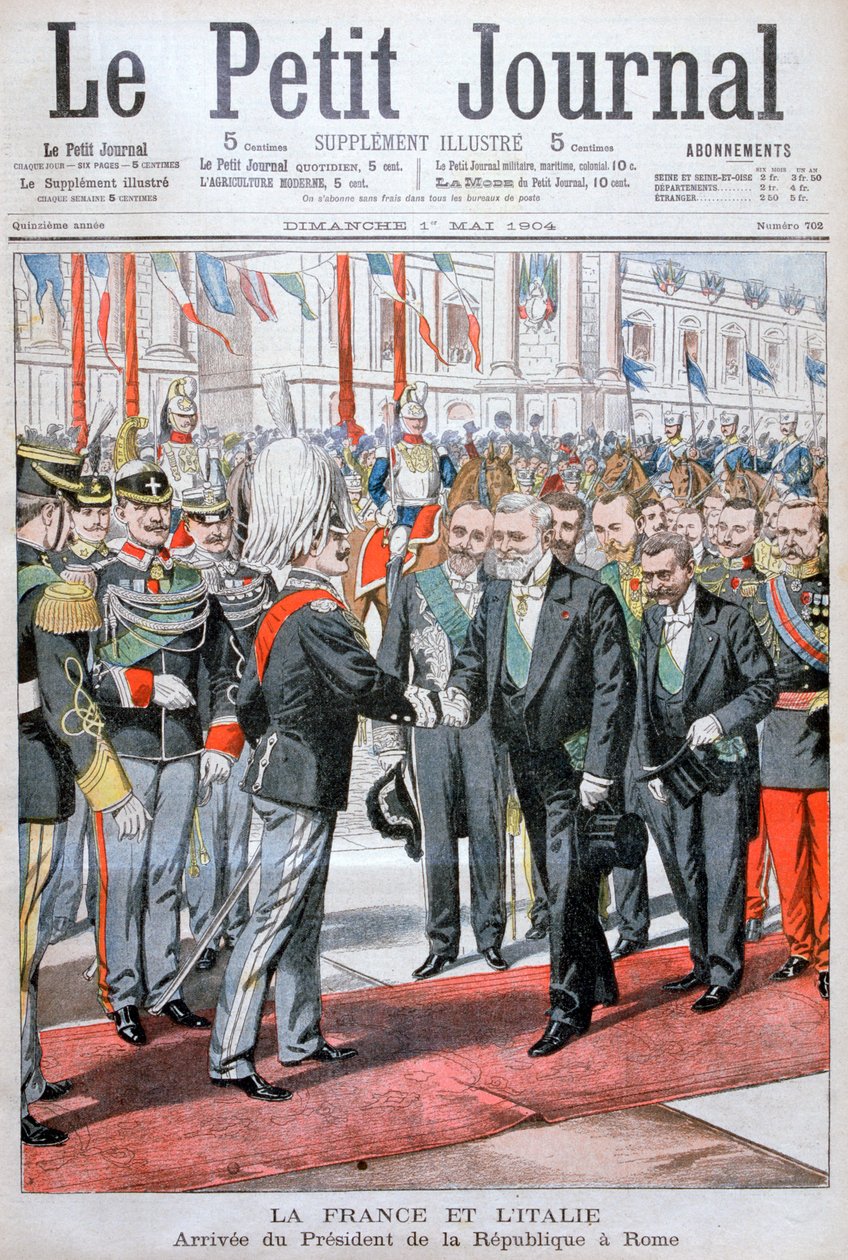 Prezident Francouzské republiky v Římě, 1904 od Unbekannt