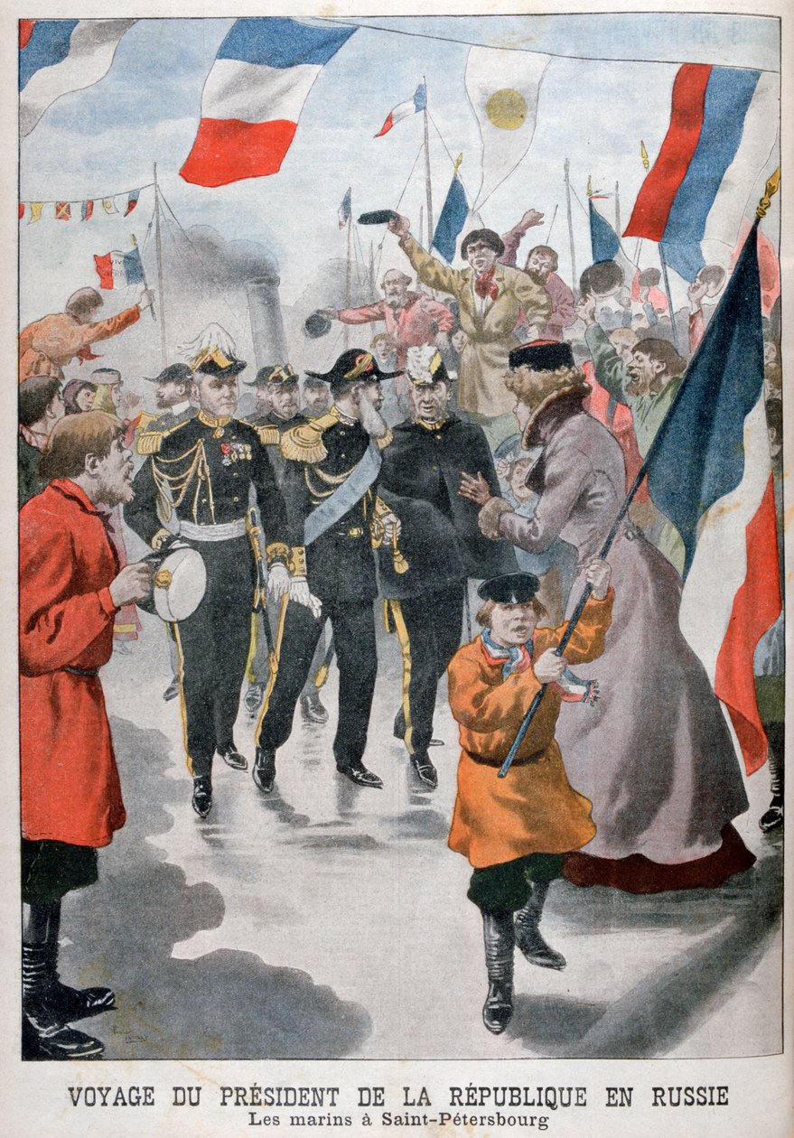 Prezident Francouzské republiky na návštěvě Petrohradu, Rusko, 1902 od Unbekannt