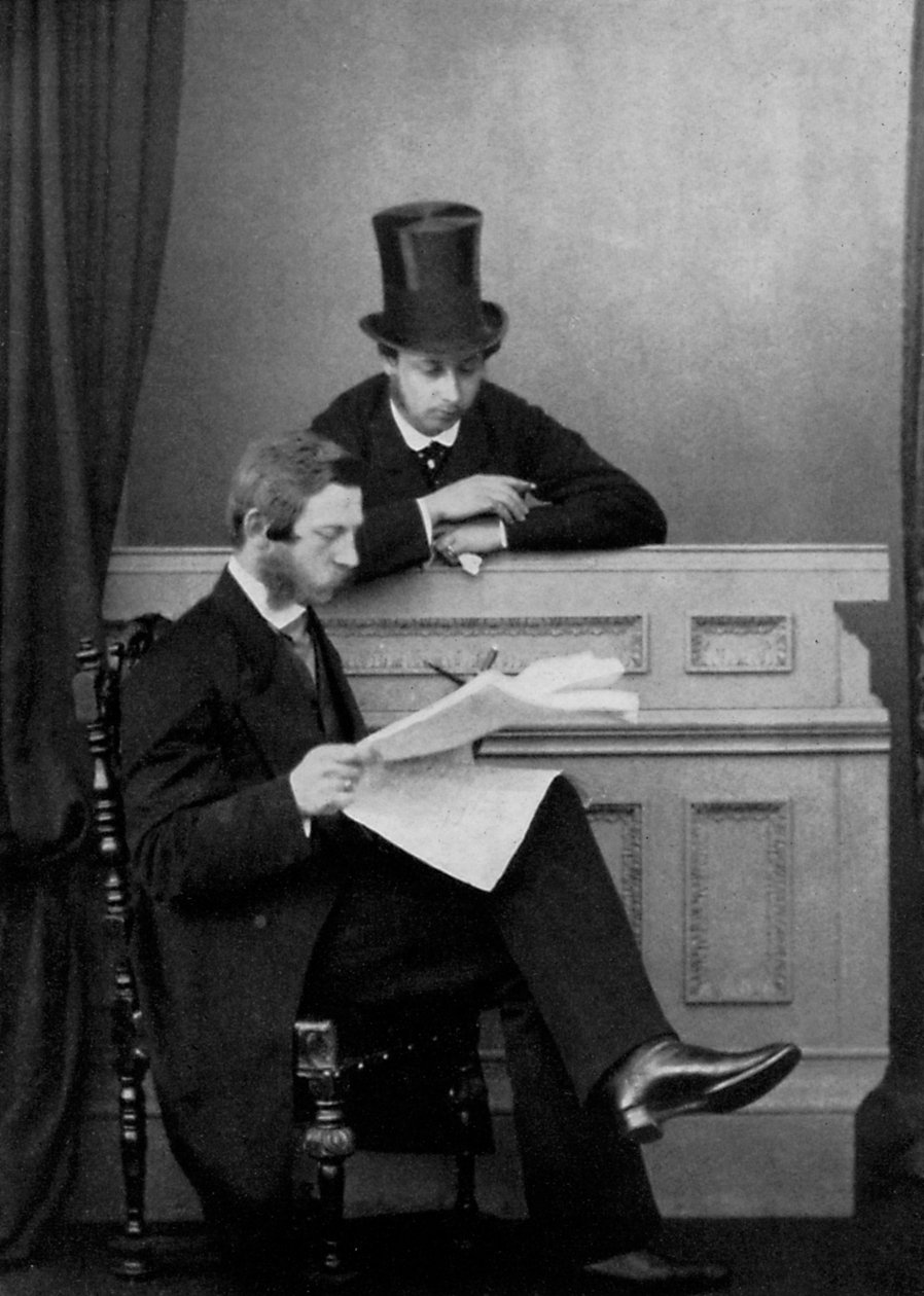 Princ z Walesu a korunní princ Frederick William z Pruska, Windsor, 1863 1964 od Unbekannt