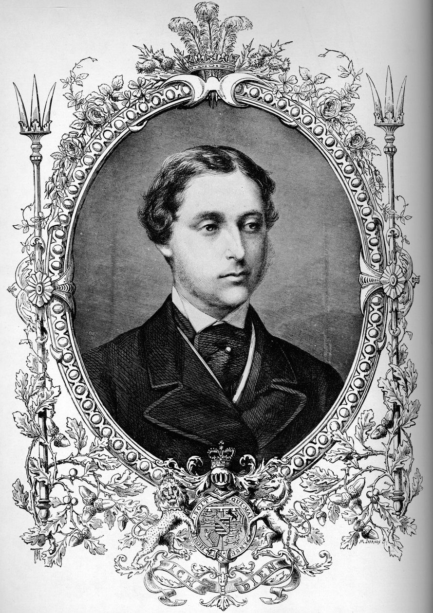 Princ z Walesu v době jeho manželství, c1863 1910 od Unbekannt