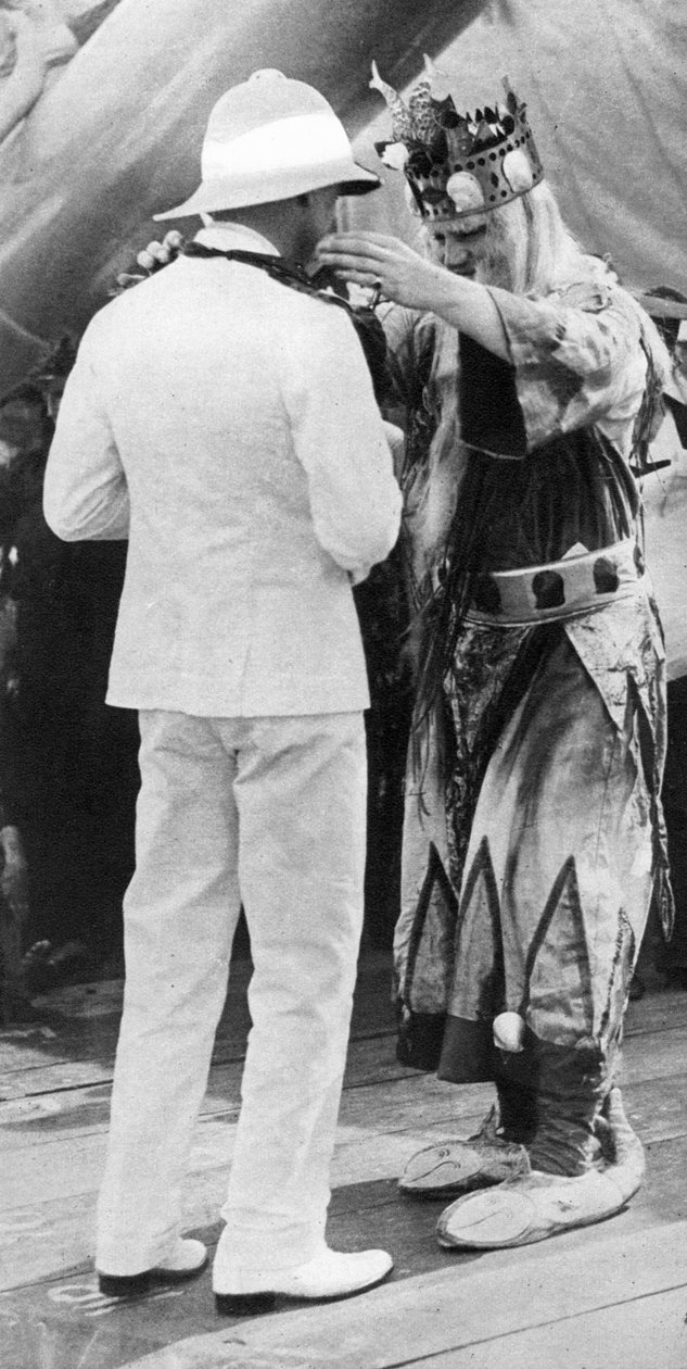 Princ z Walesu vyznamenán králem Neptunem, HMS Repulse, 1925 od Unbekannt