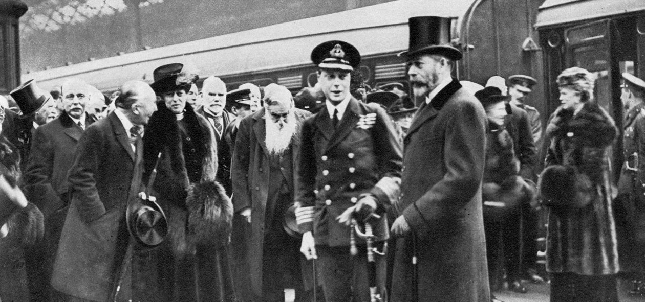Princ z Walesu na cestě do Austrálie, 1920 od Unbekannt