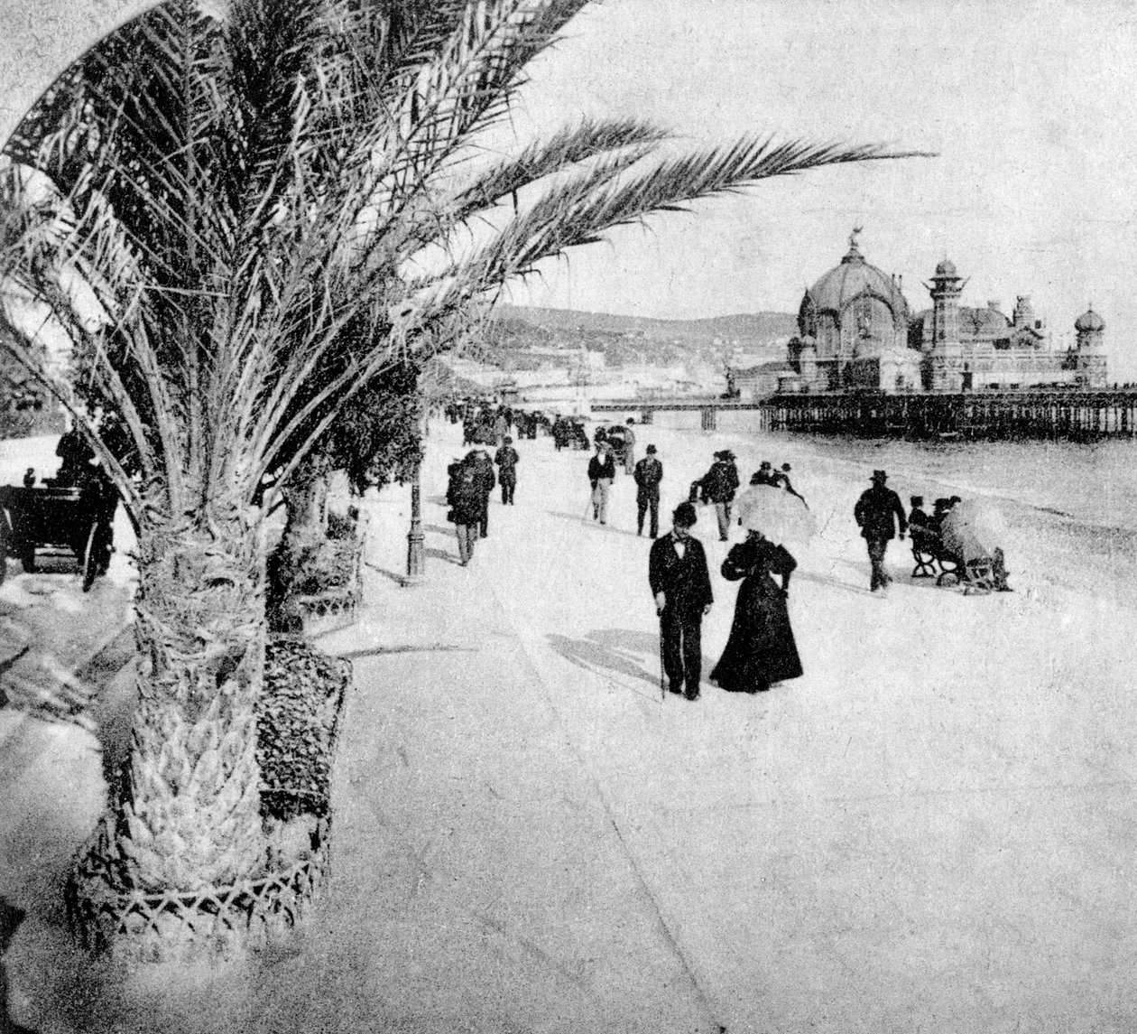 Promenade des Anglais, Nice, Francie, konec 19. století od Unbekannt