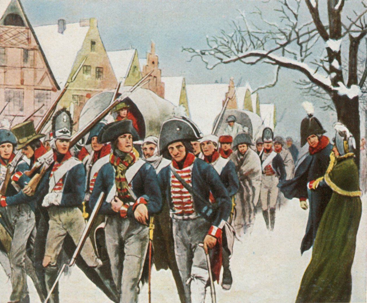 Pruský král a královna v Memelu, 14. ledna 1807, 1936. od Unbekannt