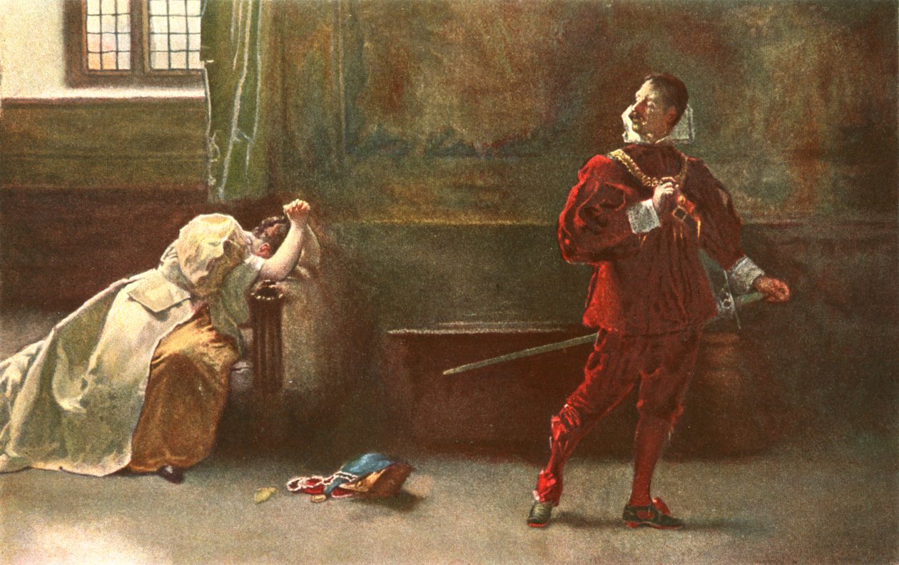 Hádka, c1902. od Unbekannt