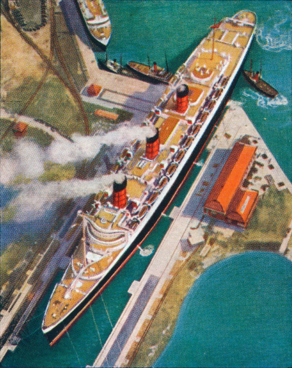 Queen Mary v Southamptonu, 1938 od Unbekannt