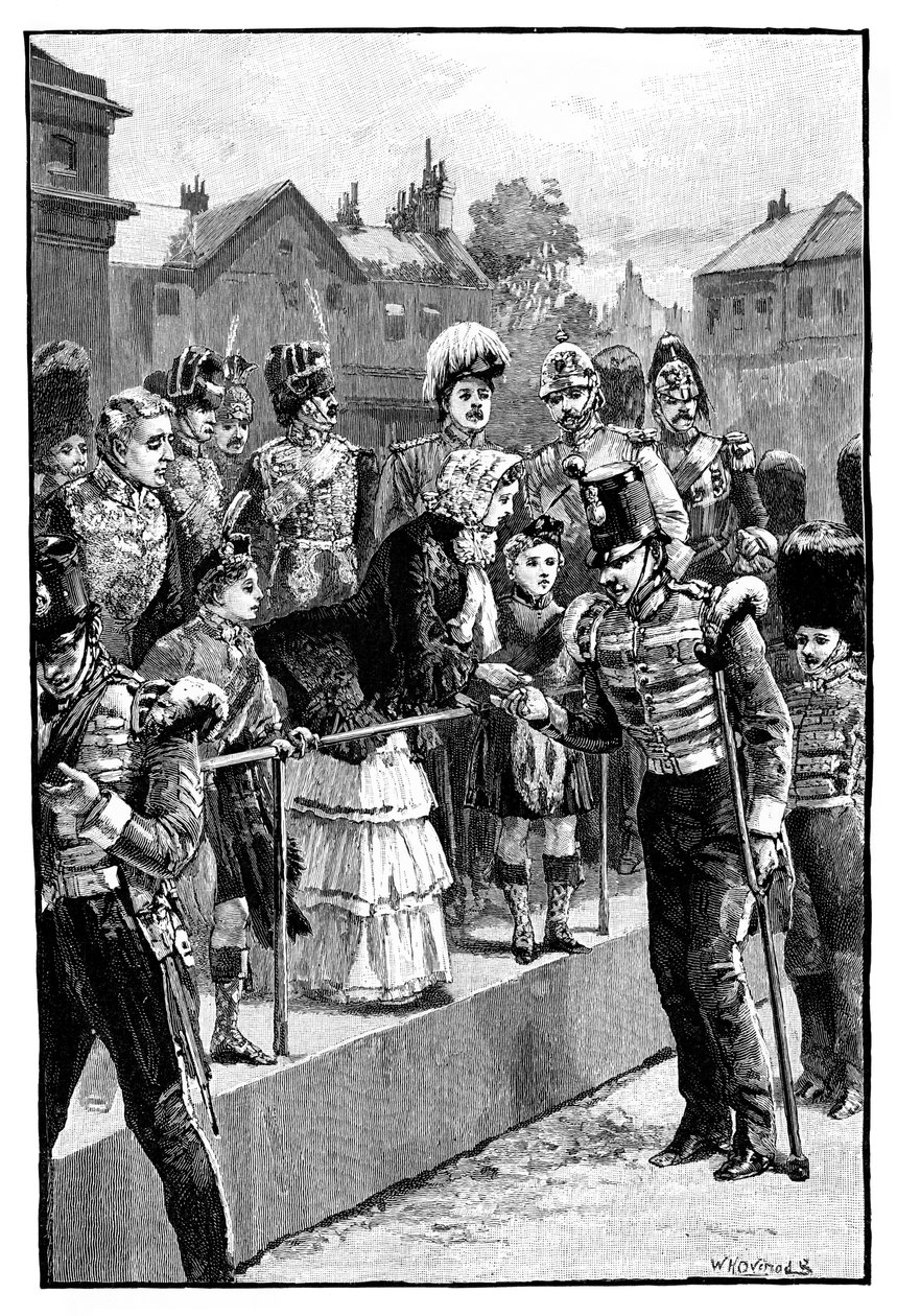 Královna rozdává medaili na Krymu, Horseguards Parade, Londýn, 50. léta 19. století, 1888 od Unbekannt