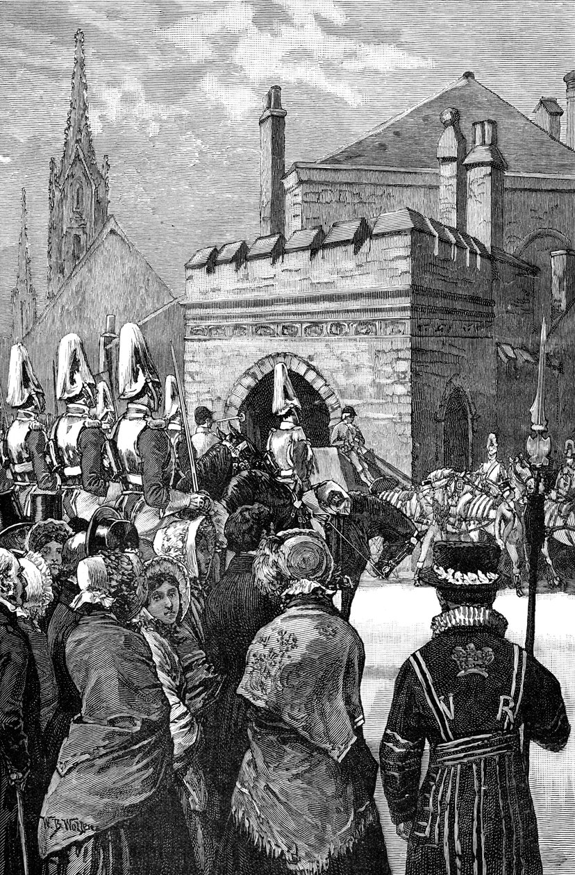 Královna otevírá parlament, 1846, 1900 od Unbekannt