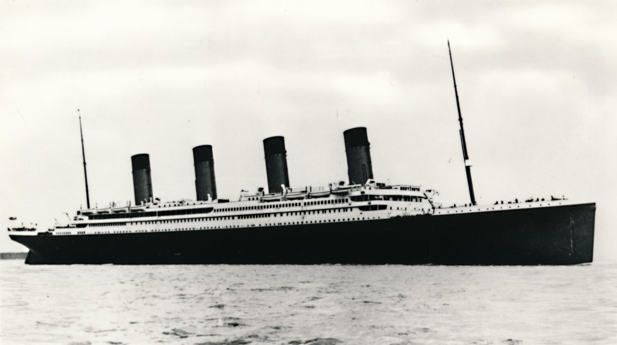 RMS Titanic opouští Southampton, 10. dubna 1912. od Unbekannt
