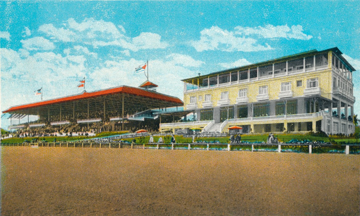 Závodní dráha v Oriental Park, Havana, Kuba, c1915 od Unbekannt