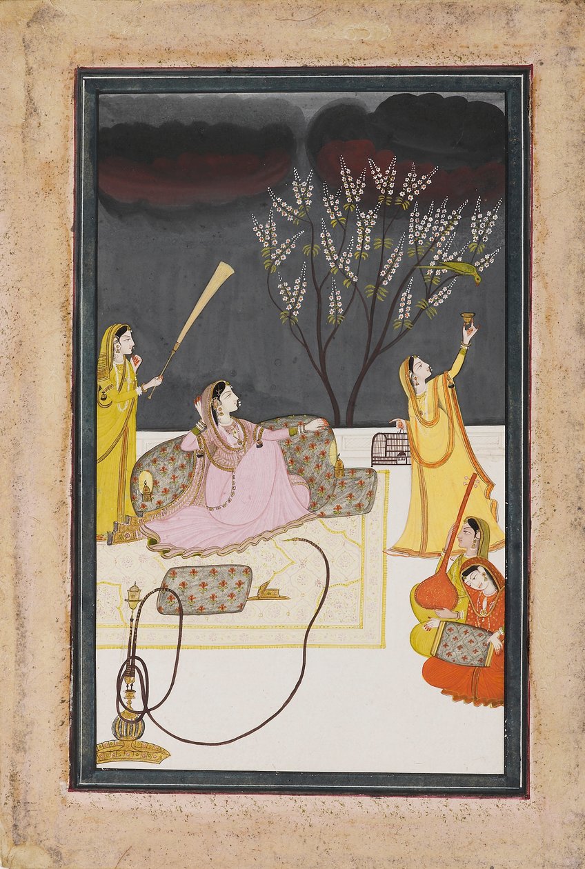 Ragini Dhansari Desi aa Raga Deepaka, c1820 od Unbekannt