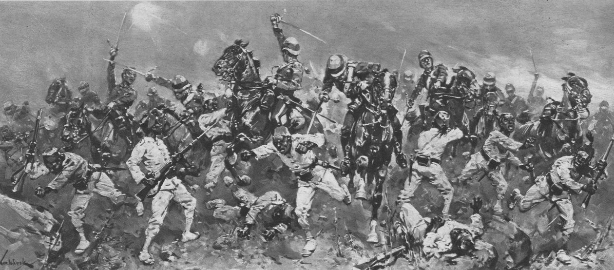 Povstání Arabi Pasha v Egyptě, 1882: Útok v bitvě u Kassassinu, 1901. od Unbekannt