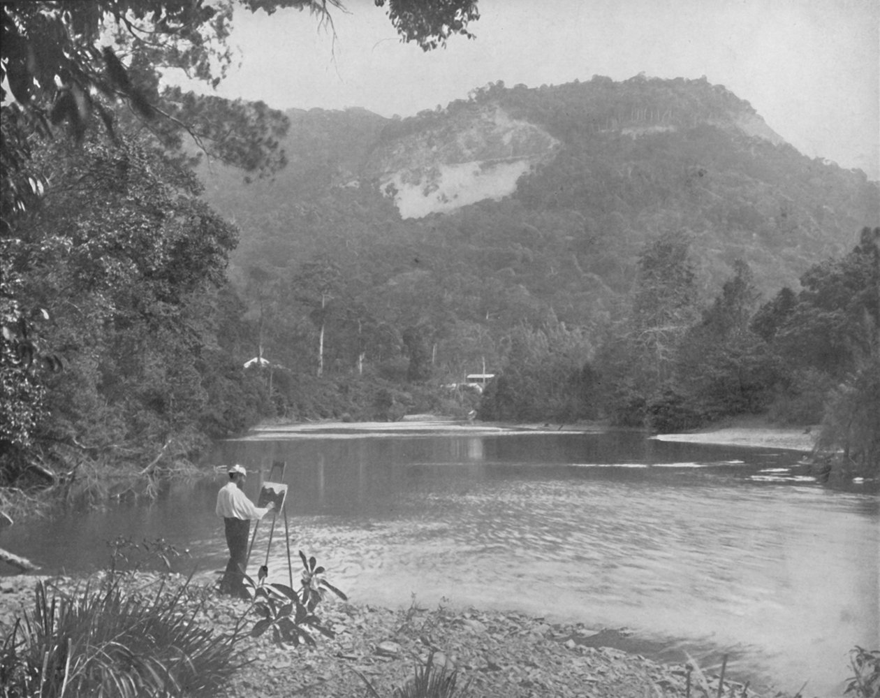 The Red Bluff, 19. století od Unbekannt
