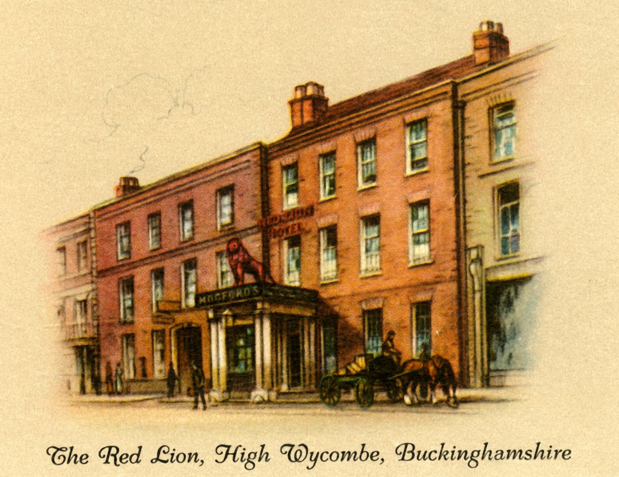 Červený lev, High Wycombe, Buckinghamshire, 1936. od Unbekannt