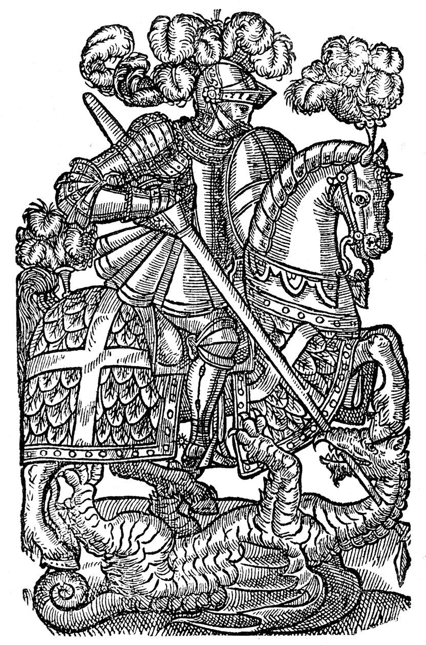 Rytíř červeného kříže, 1598, 1893 od Unbekannt