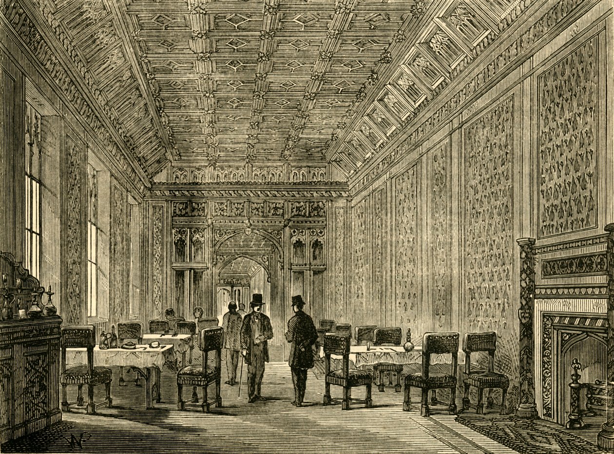 Občerstvovací místnost Sněmovny lordů, 1881. od Unbekannt