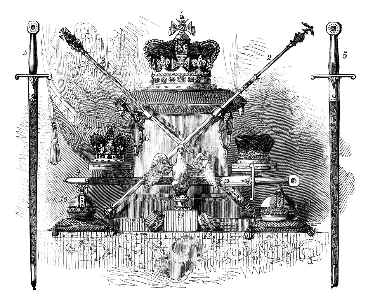 The Regalia of England, c1820 c1895 od Unbekannt