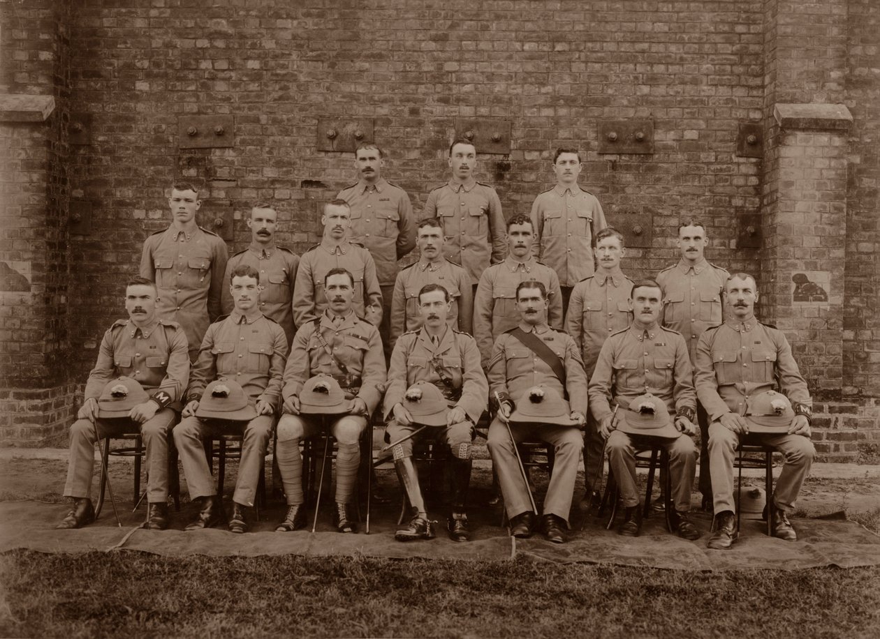 Regimental Police of the 1st Royal Munster Fusiliers, Rangún, Barma, 1913 od Unbekannt