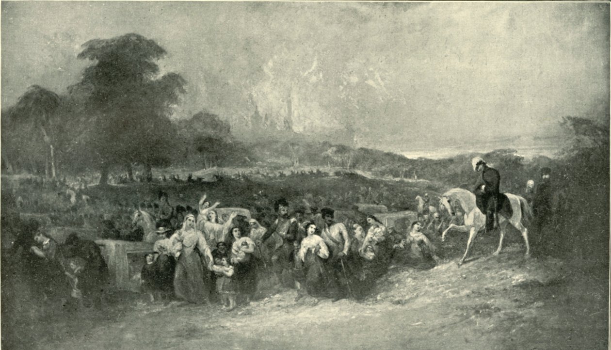 Reliéf Lucknow - Vedení trpících do britského tábora, 1901. od Unbekannt