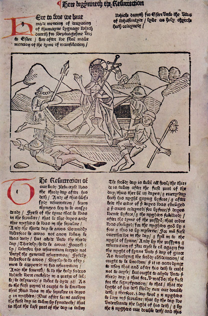 Vzkříšení, 1483, 1947 od Unbekannt