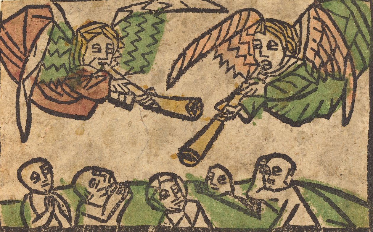 Vzkříšení z mrtvých, c. 14601470. od Unbekannt