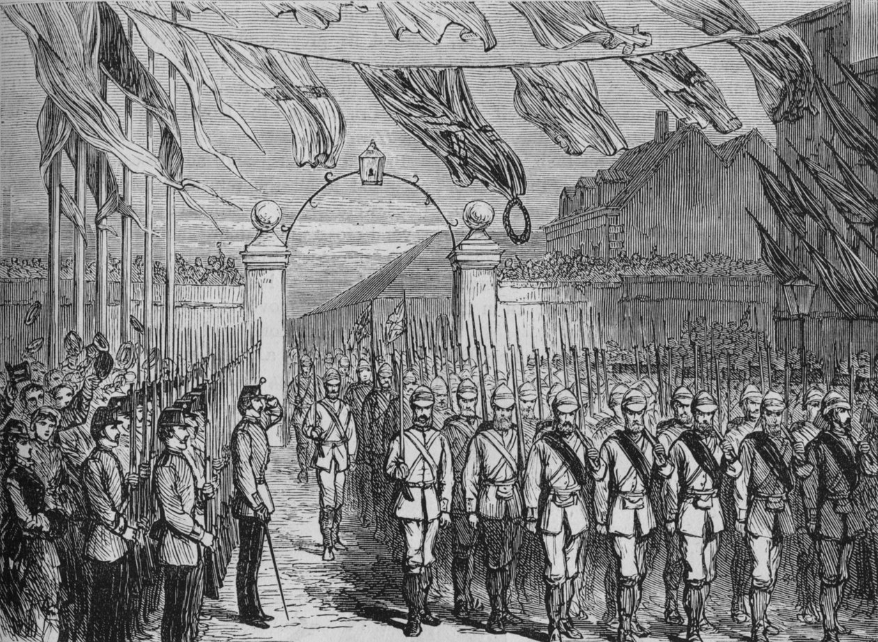 Návrat vojsk z Ashantee, c1880 od Unbekannt