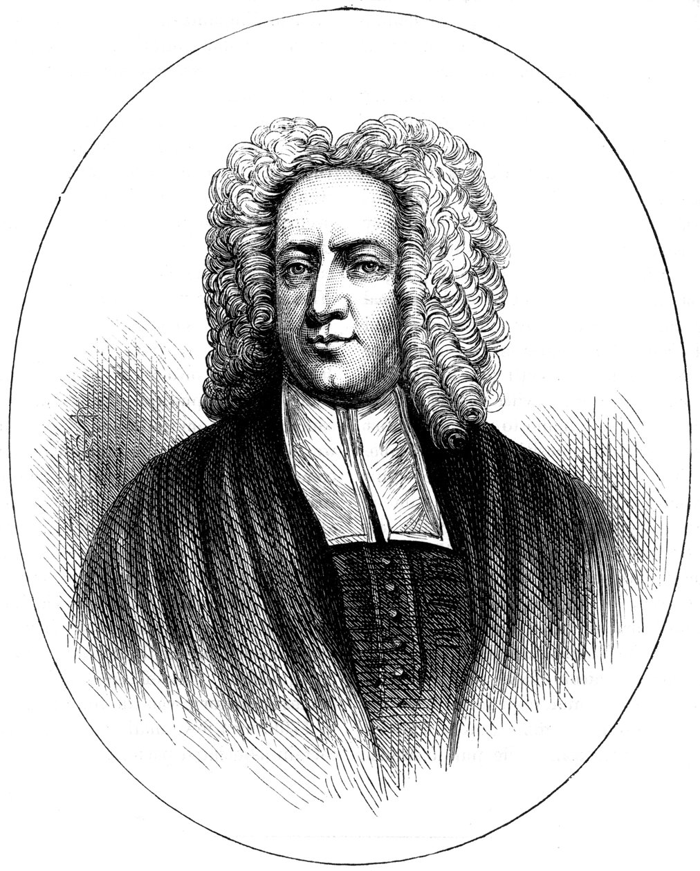 Reverend Cotton Mather, konec 17. nebo začátek 18. století c1880 od Unbekannt
