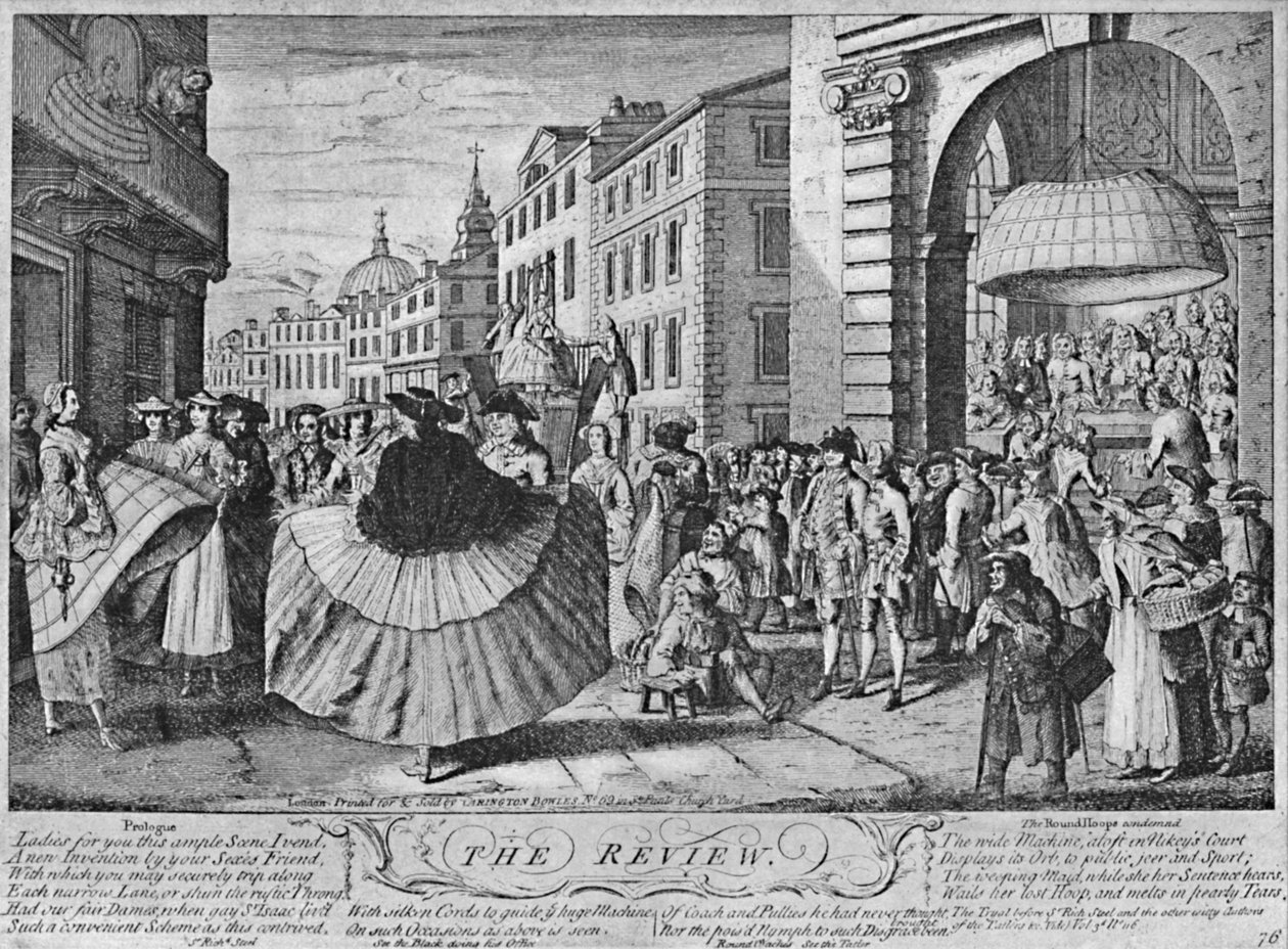 The Review: A Satire on Hoops, c1733, 1904 od Unbekannt