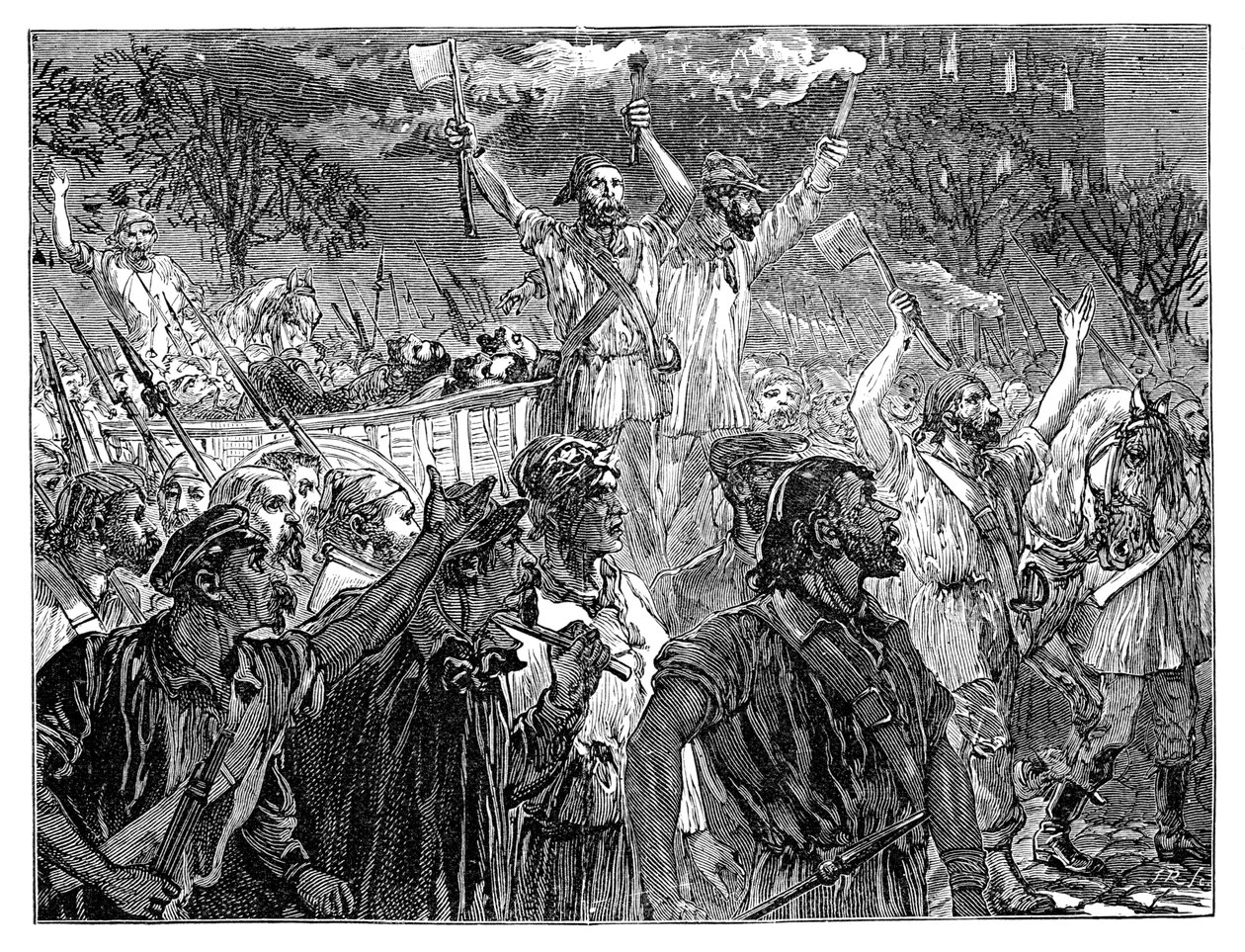Revoluce v Paříži, 19. století, 1900 od Unbekannt