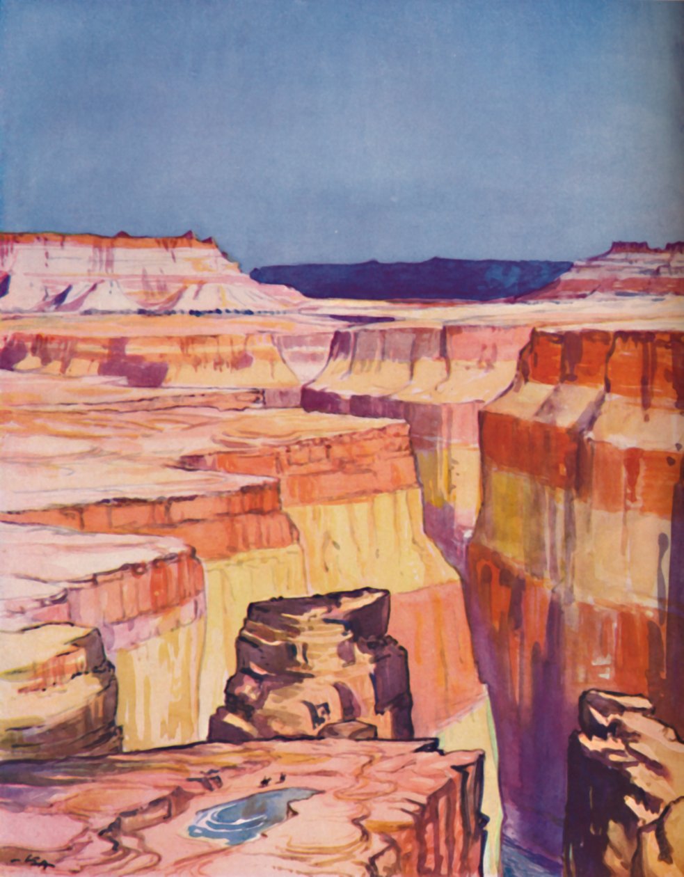 Bohatá barva kaňonu Colorado, 1935 od Unbekannt