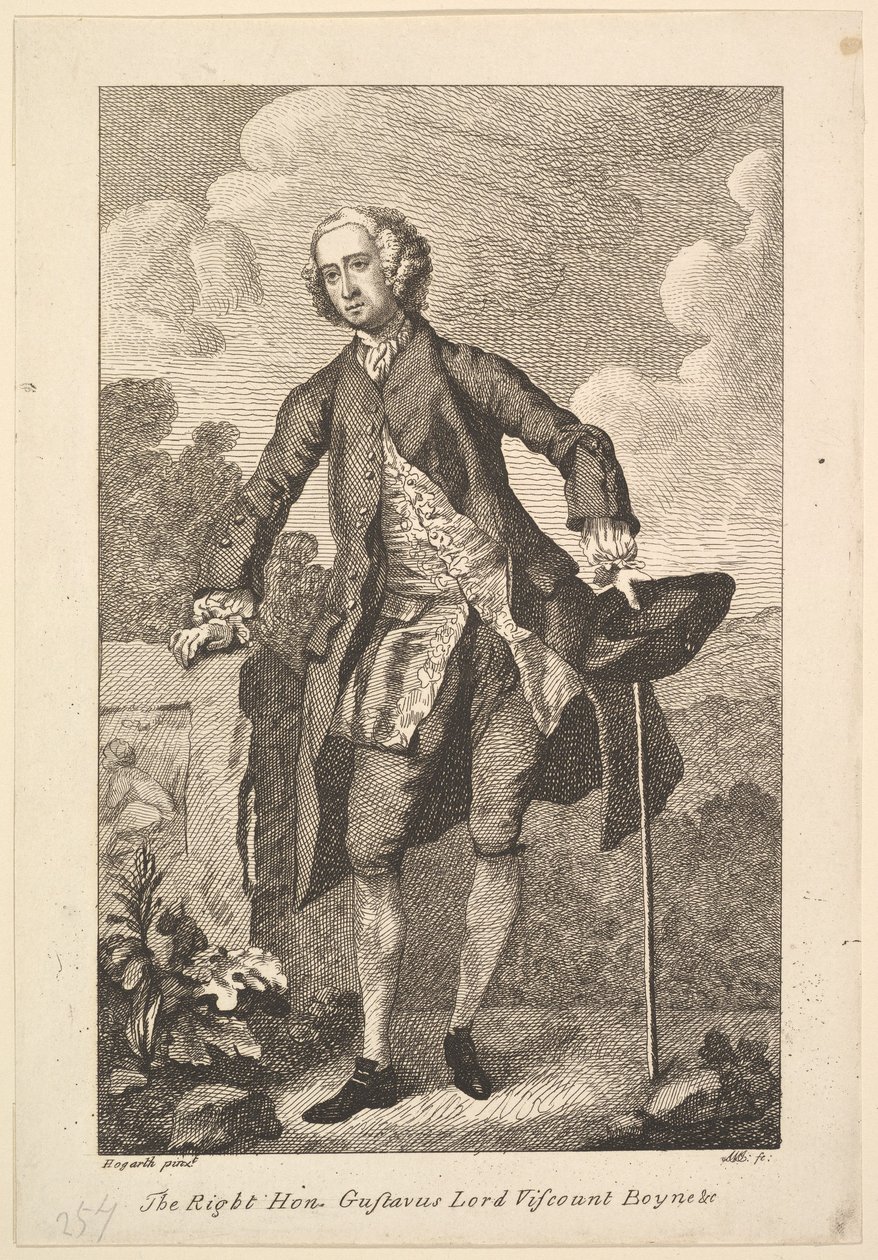 Správný Honza. Gustavus Lord vikomt Boyne atd., 1794. od Unbekannt