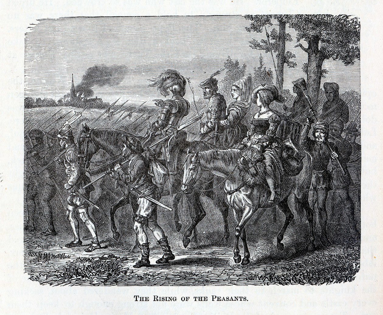 Povstání rolníků, 1882 od Unbekannt
