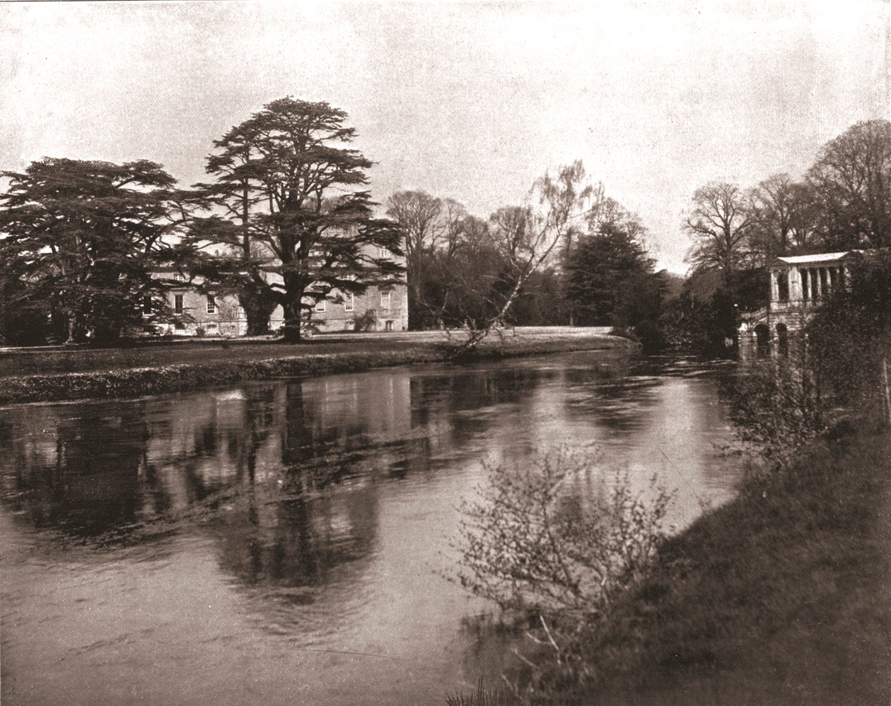 Řeka Nadder, Wilton House, Wiltshire, 1894. od Unbekannt