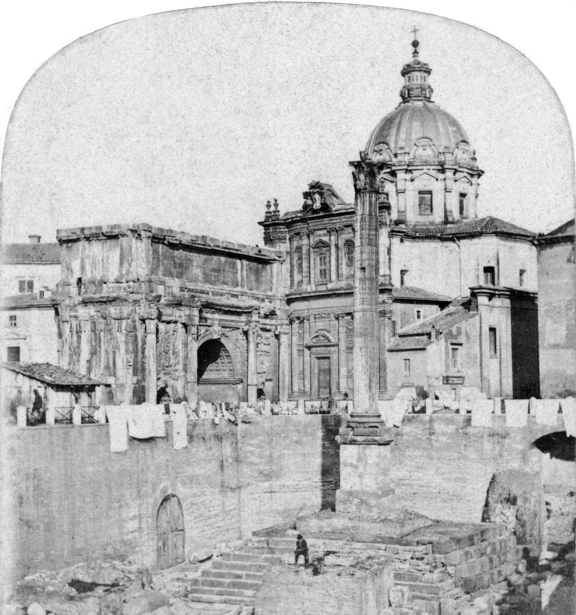 Forum Romanum, Řím, Itálie, začátek 20. století od Unbekannt