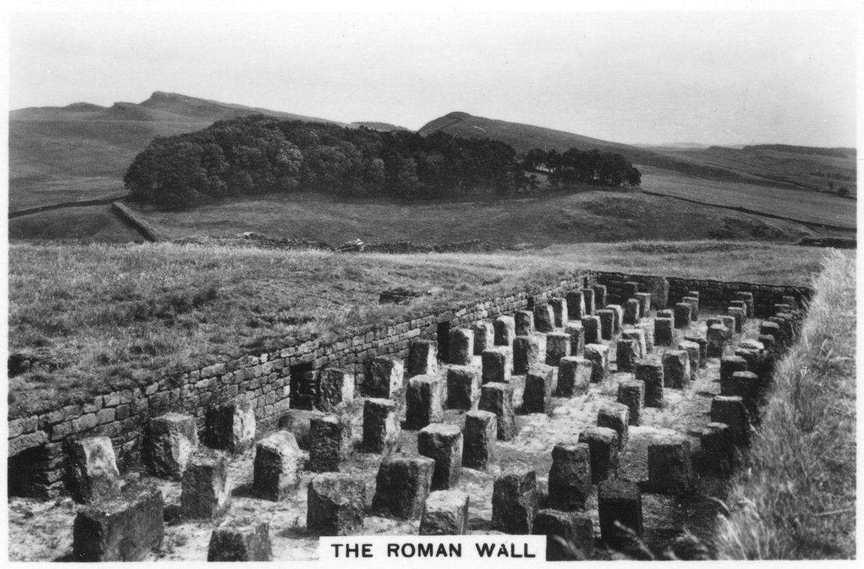 Římská zeď, Housesteads, Northumberland, 1937 od Unbekannt