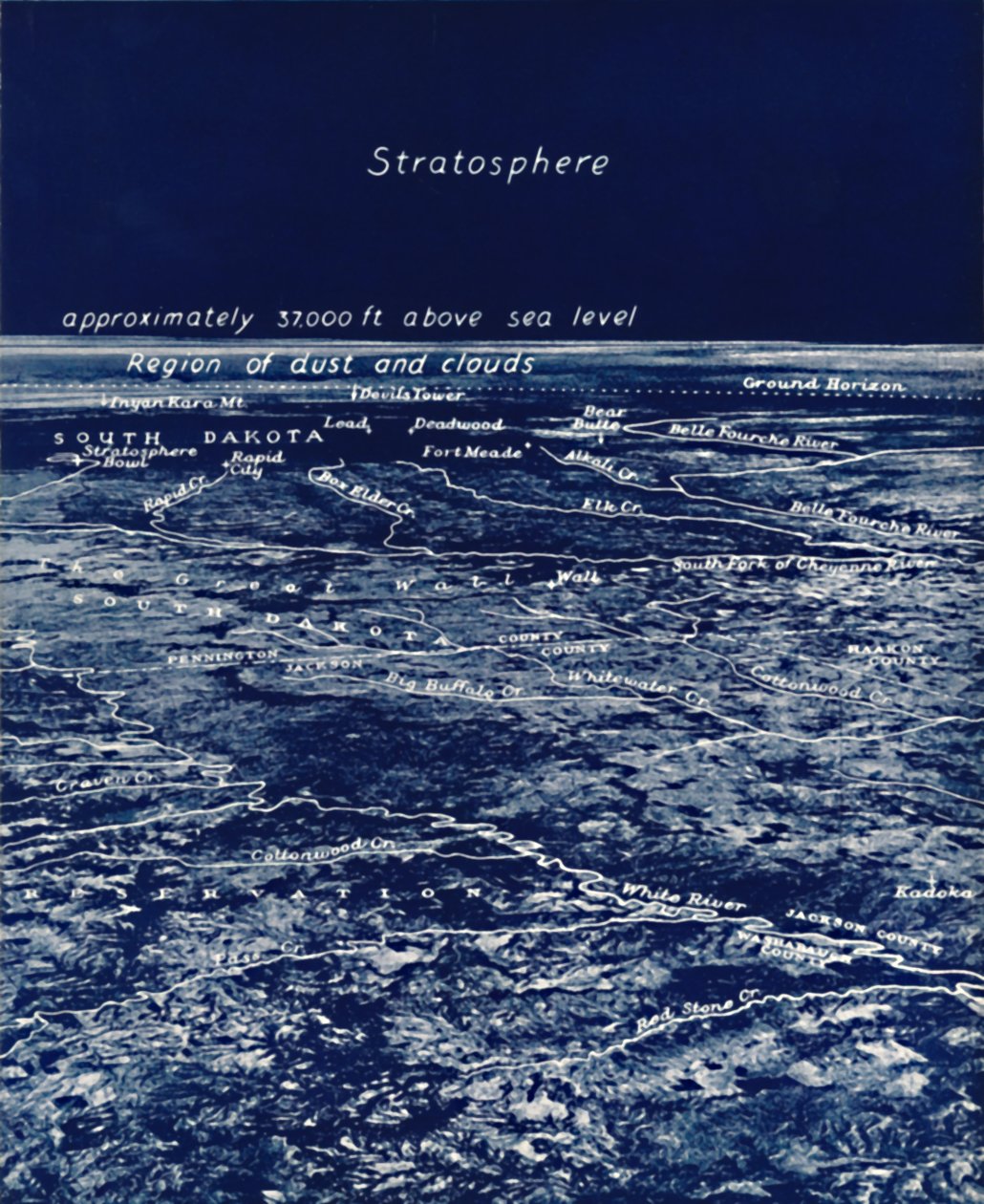 Rotundita Země ze stratosféry, 1935 od Unbekannt